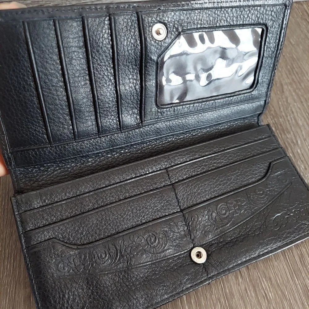 Brighton Navy & Brown Wallet/Crossbody Bag